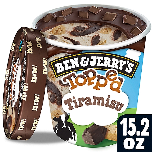 Ben & Jerry's Topped Tiramisu Ice Cream 15.2 Fl. Oz. Tub