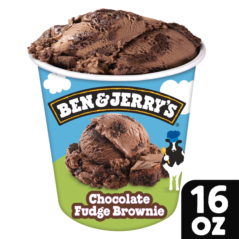 Ben & Jerry's Chocolate Fudge Brownie Ice Cream 1 Pt