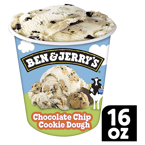 Ben & Jerry's Chocolate Chip Cookie Dough Ice Cream 1 Pt