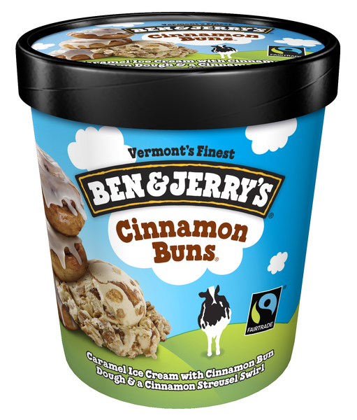 Ben & Jerry's Ice Cream Cinnamon Buns, 16 Oz