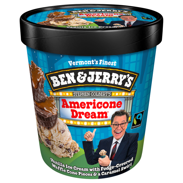 Ben & Jerry's Stephen Colbert's Americone Dream Ice Cream 1 Pt