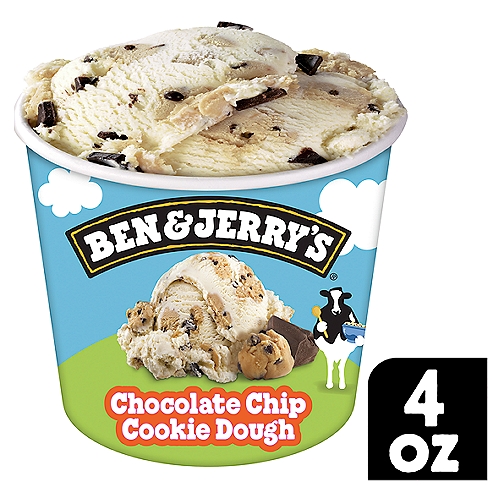 Ben & Jerry's Chocolate Chip Cookie Dough Ice Cream 4 Oz