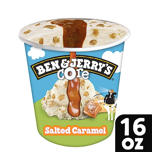 Ben & Jerry's Salted Caramel Core Ice Cream 16 Oz