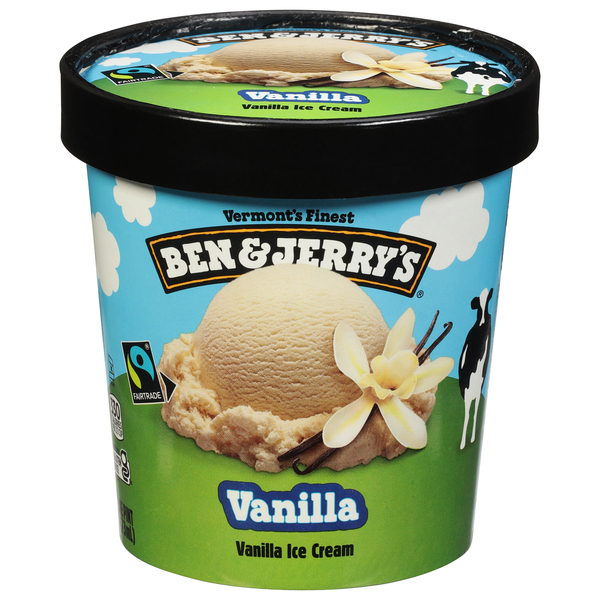 Ben & Jerry's Vanilla Ice Cream 1 Pt
