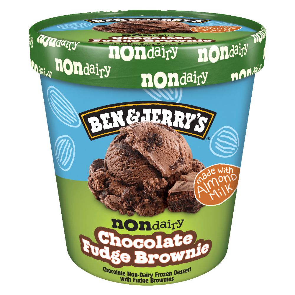 Ben & Jerry's Frozen Dessert, Non Dairy, Chocolate Fudge Brownie 1 Pt