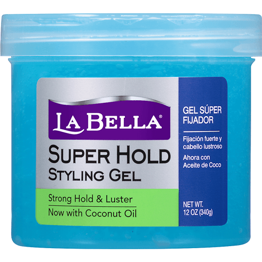 La Bella Super Hold Styling Gel 12 Oz. Tub