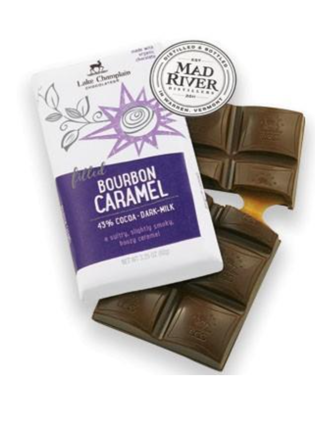 Cardullo's Gourmet Shoppe Lake Champlain Bourbon Caramel Dark Bar