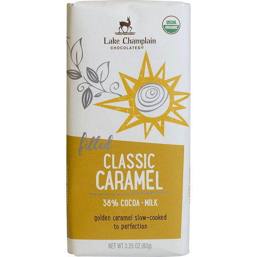 Lake Champlain Classic Caramel Filled Chocolate Bar 3.25oz