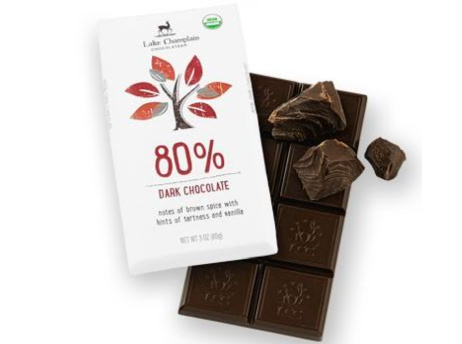 Lake Champlain Chocolates Organic Dark Chocolate 80% Bar