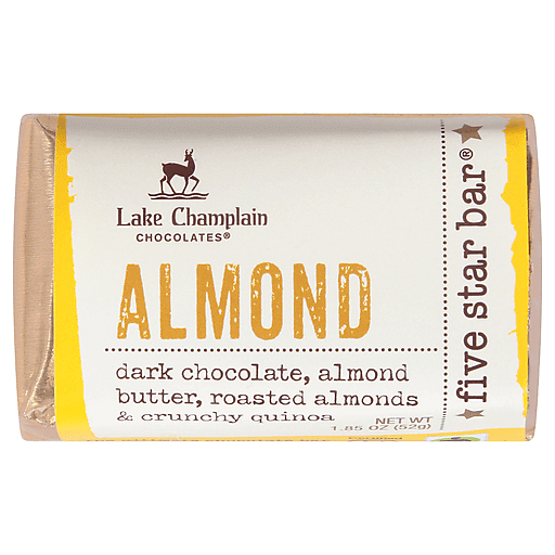 Lake Champlain Chocolates Almond Five Star Bar
