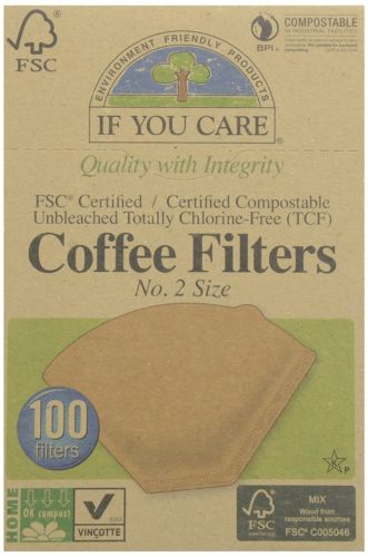 If You Care FSC Unbleached No 2 Coffee Filters