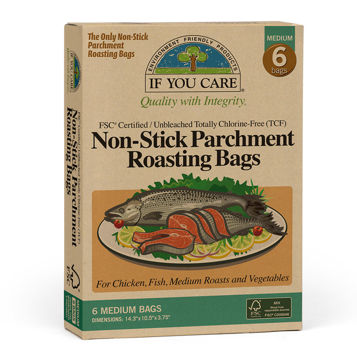 If You Care Medium Non-Stick Parchment Roasting Bags - 6ct