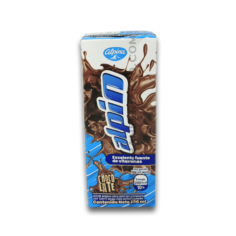 Alpina Leche Saborizada Alpin Chocolate Caja X200ml