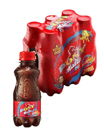 Pony Malta Mini Pet 6u X 200ml