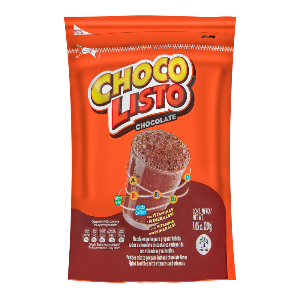 Chocolisto Achocolatado Doypack 200 G