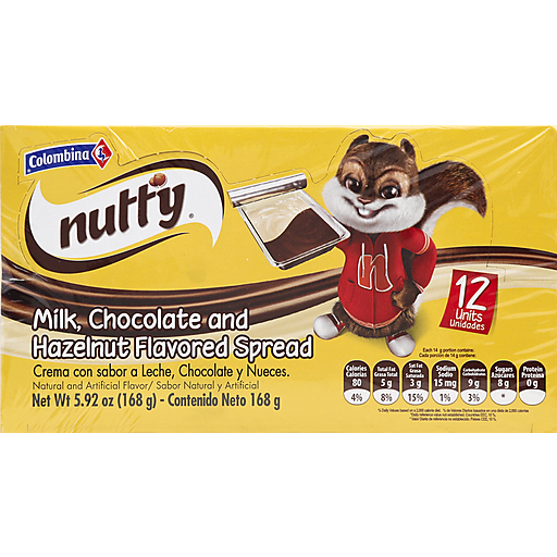 Colombina Nutty Milk Chocolate & Hazelnut Spread
