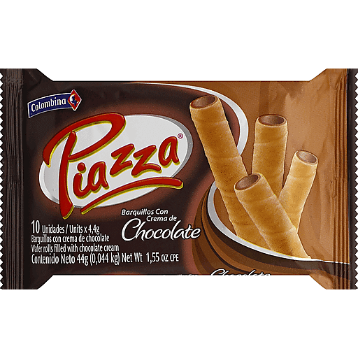 Piazza Colombina Chocolate Wafer Rolls