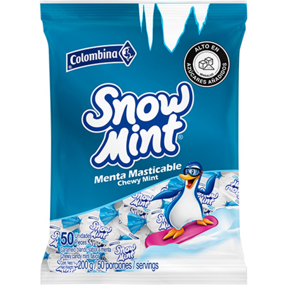 Colombina Snow Mint X 50