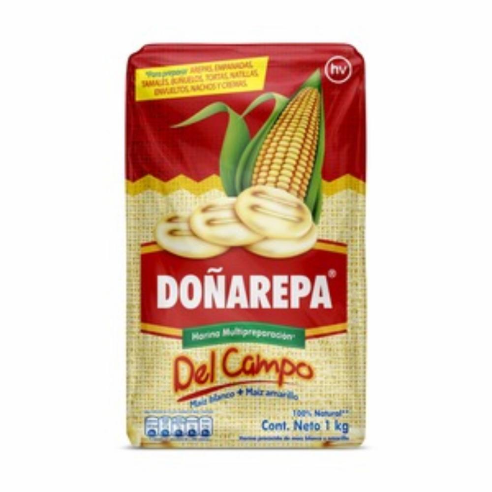 Doñarepa Harina Del Campo Precocida Maíz X1000g