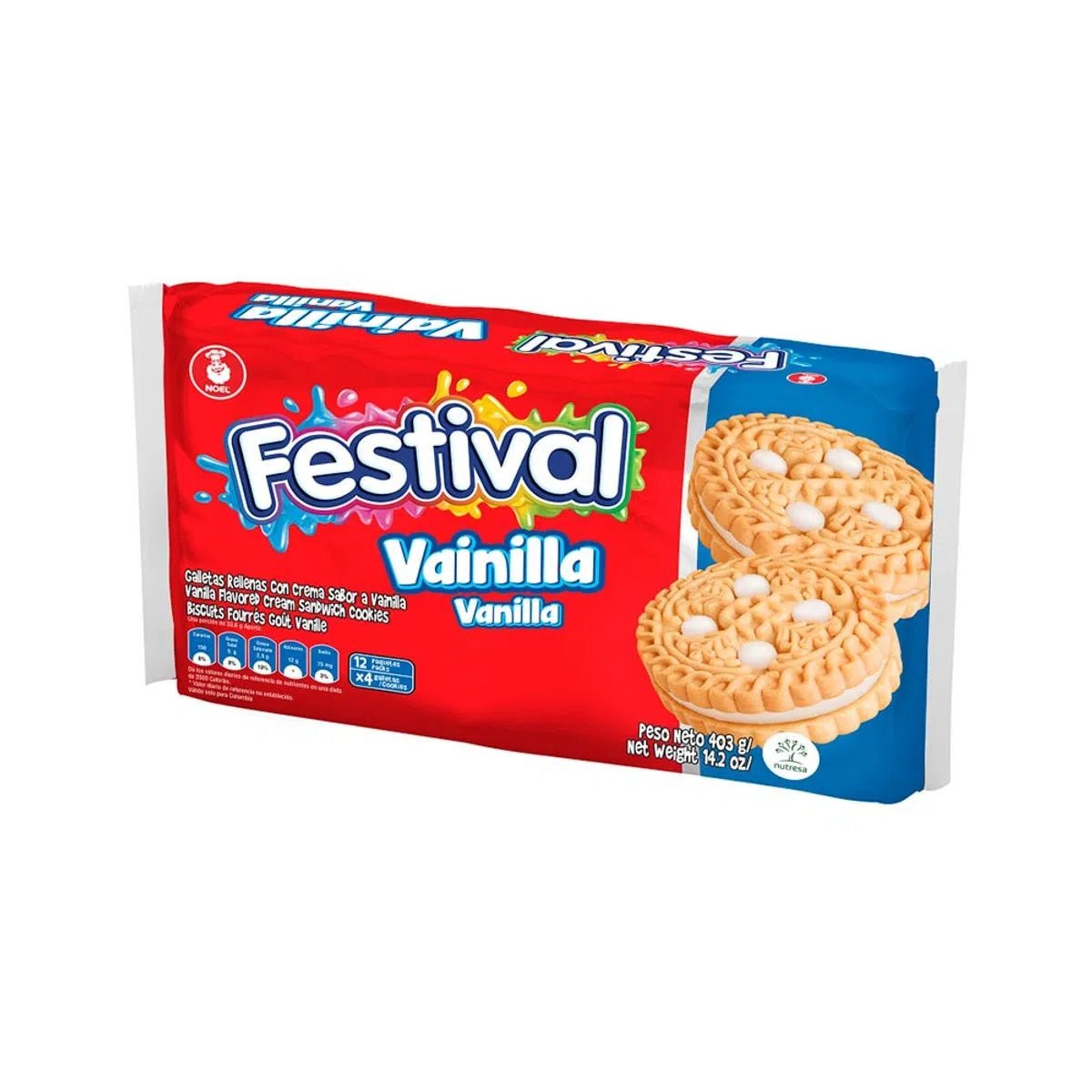 Festival Galleta De Vainilla X 403 G