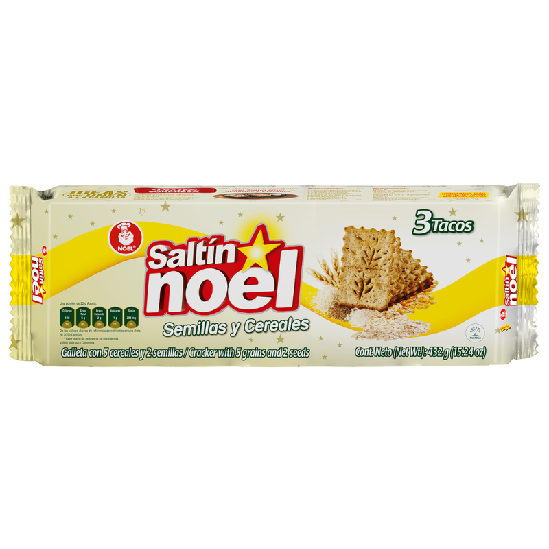 Noel Galletas Saltin Semilla Y Cereal