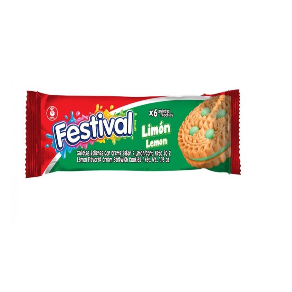 Comercial Nutresa Sas Galletas Festival Limon X 50 Gr