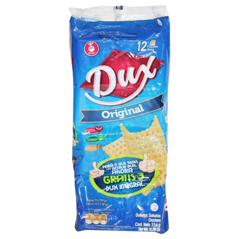 DUX Galletas Original X9und Gratis X3 Integral