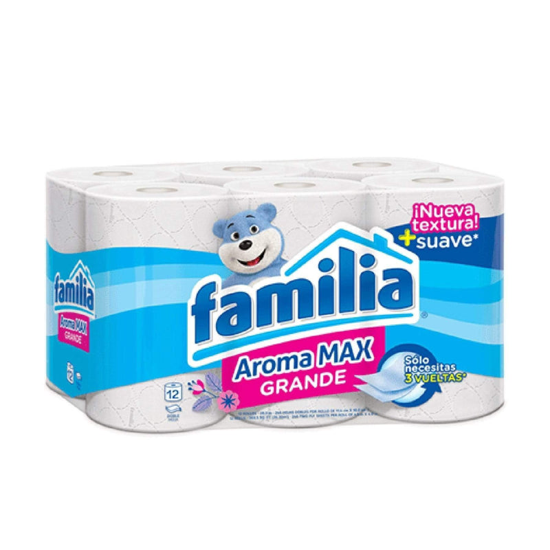 Papel Higiénico Familia Familiar Grande 12 Rollos