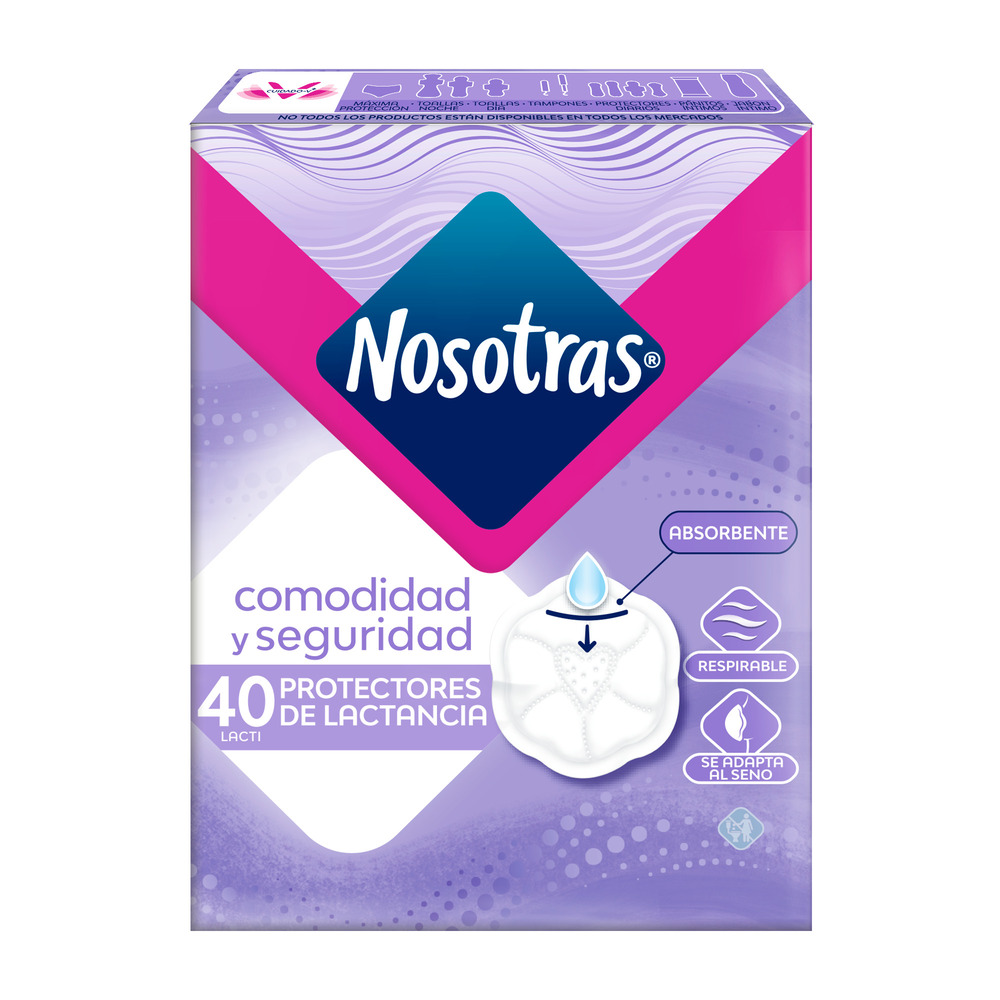 Nosotras Lacti Protector De Lactancia X 40 Unidades