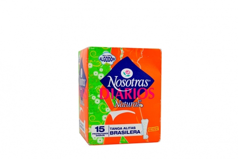Productos Familia S.A Protectores Diarios NOSOTRAS Natural Tanga Alitas 15u