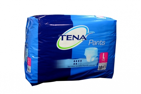 Pants Tena Talla L Paca Con 10 Unidades