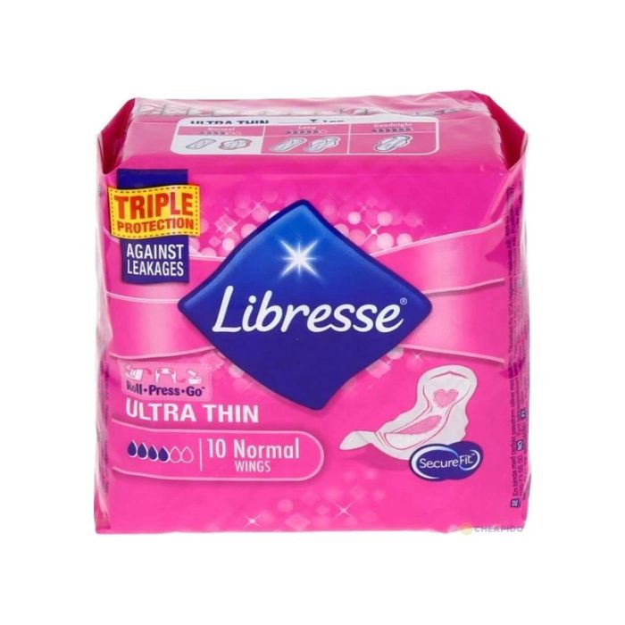 Libresse Ultra Thin Regular With Wings 10 Pcs