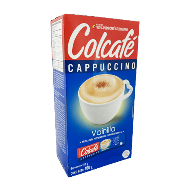 brands Colcafe Café Cappuccino Vainilla 18g