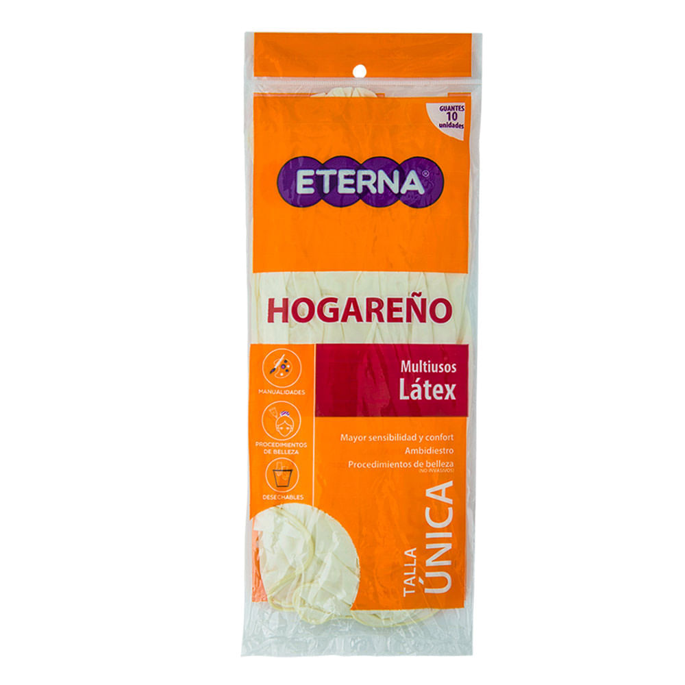 Eterna Guante Caress Multiusos X 10u