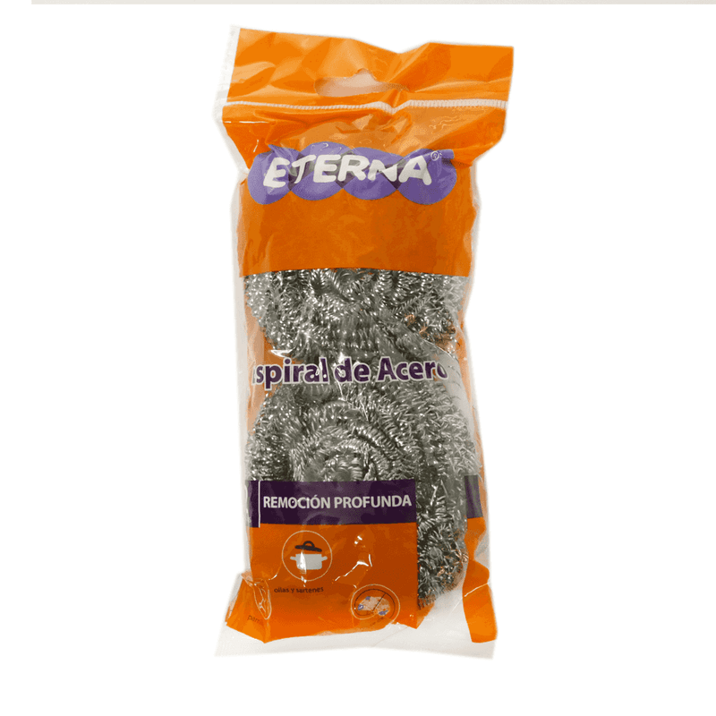 Eterna Esponja Espiral De Acero 2Uni