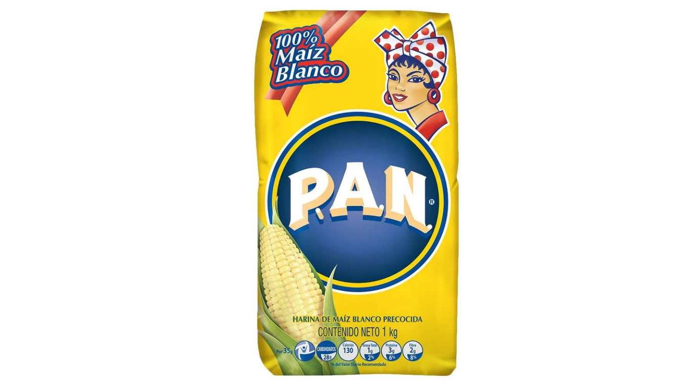 PAN Harina De Maíz Blanco 1 Kg