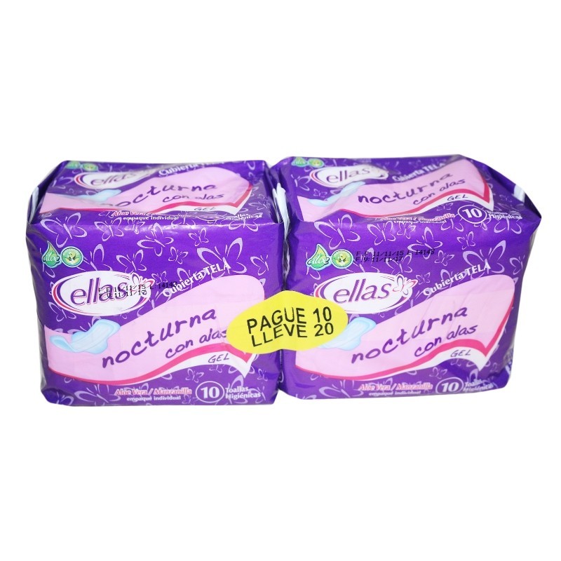 Toallas Hig Ellas P10 Ll20 Nocturnas