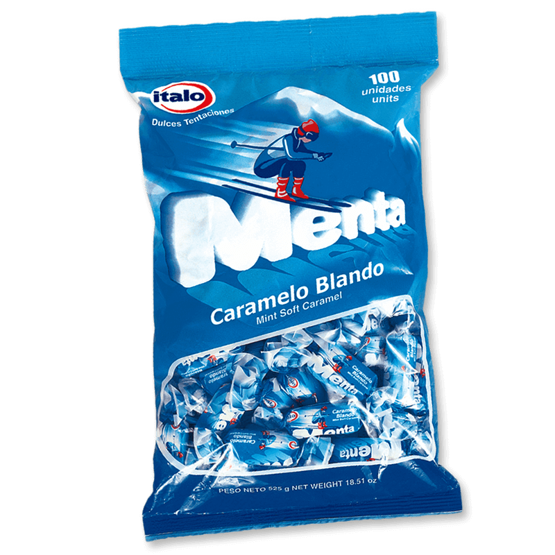 Caramelo ITALO Blando Menta 470grx100Un