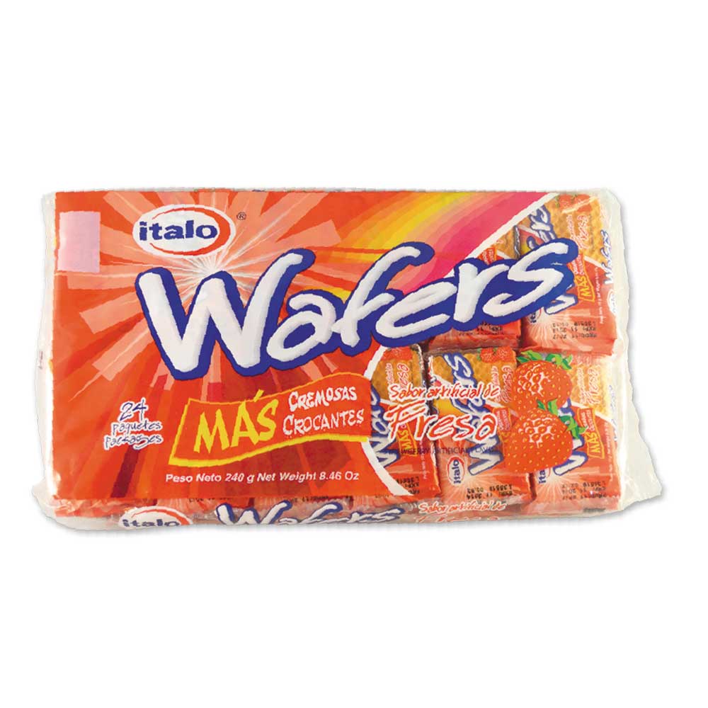 Wafer Italo X240gr X24 Fresa