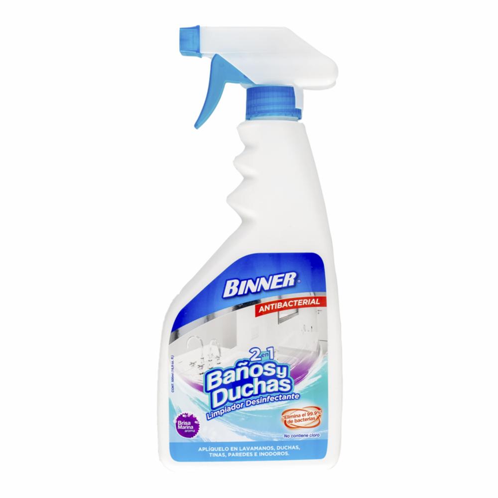 Binner Limpiador / Desinfectante Para Baños Y Duchas 500 Ml