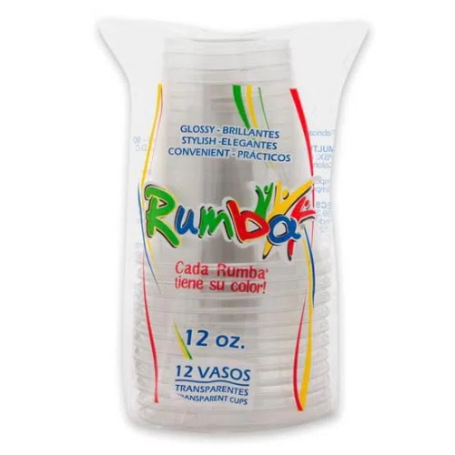 Vasos Rumba 12oz 12und