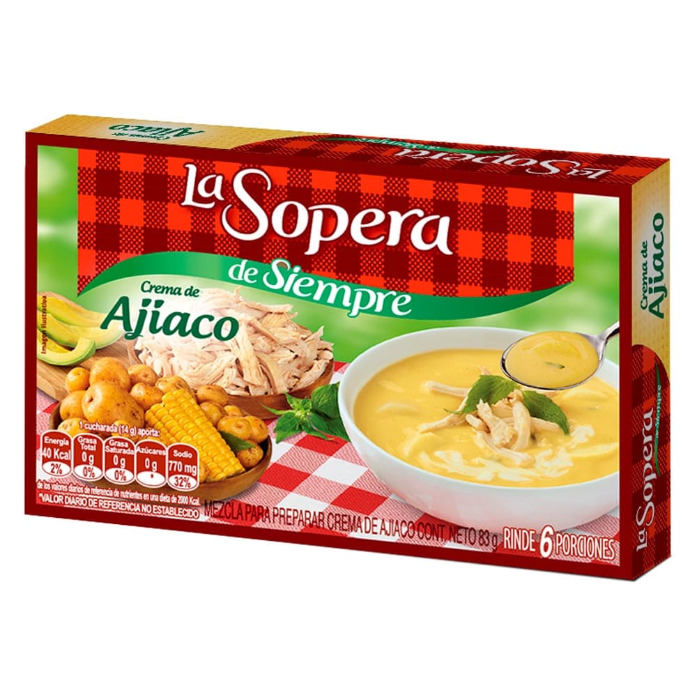 La Sopera Crema De Ajiaco 85gr