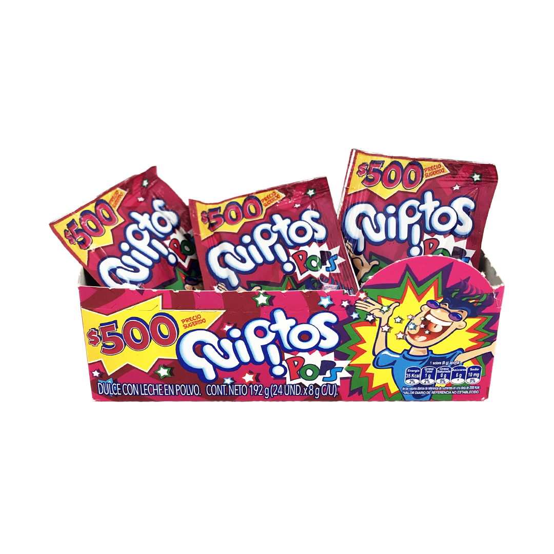 Inca's Food (per) Quipitos Pops X 8 Gr