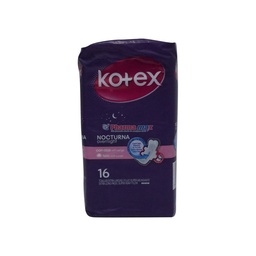 Kotex Maxi Overnight Paq 16
