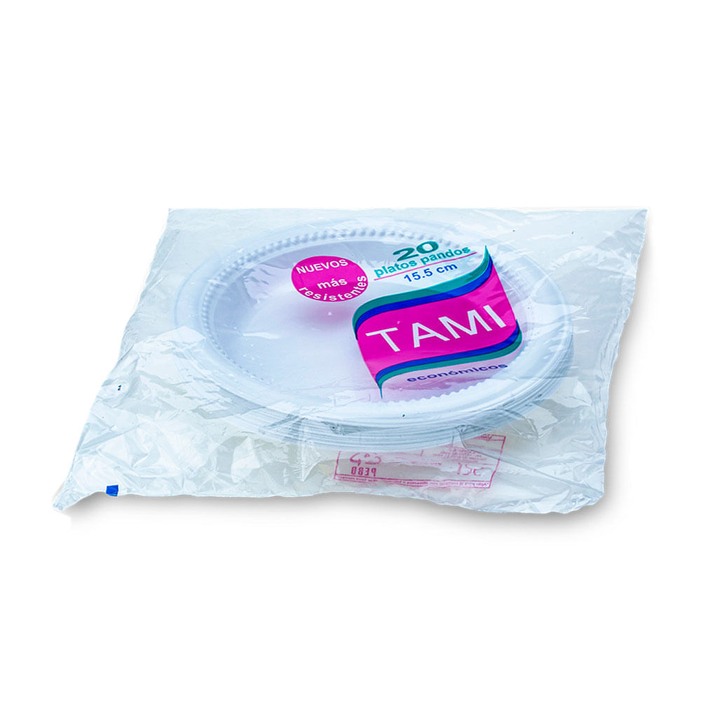 Tami Plato Descartable Blanco 15,5 Cm