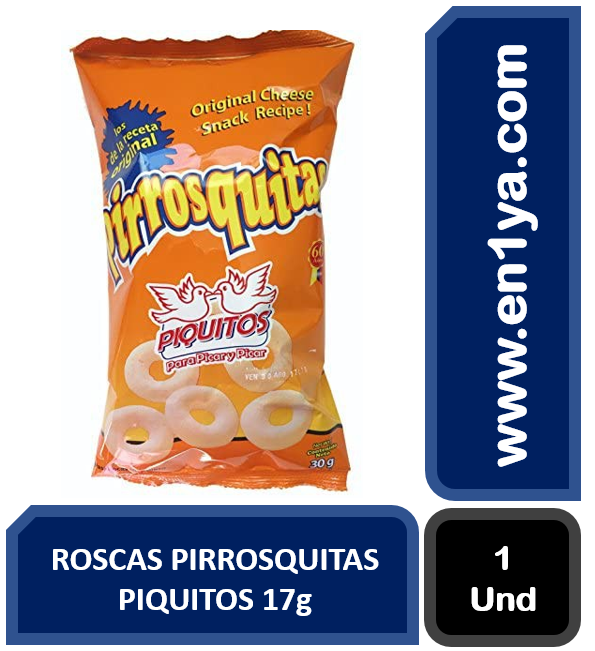 Roscas Pirrosquitas Piquitos 17g X1 Unidad