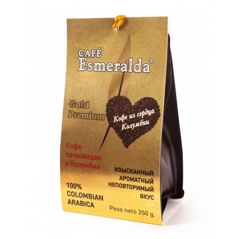 Кофе Молотый Cafe Esmeralda Gold Premium, 250 Гр