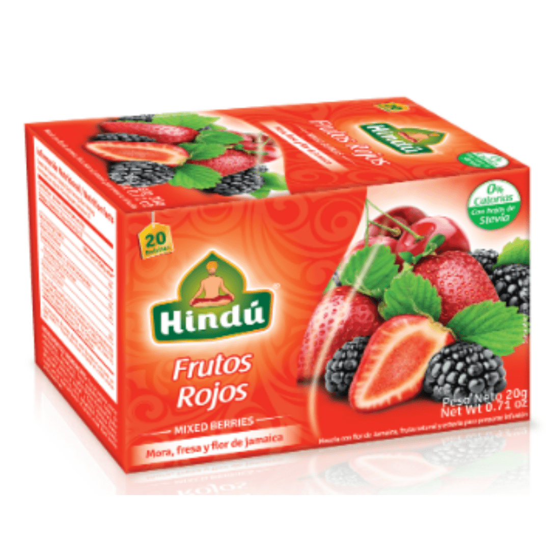 Hindú Hindu Te Frutos Rojos