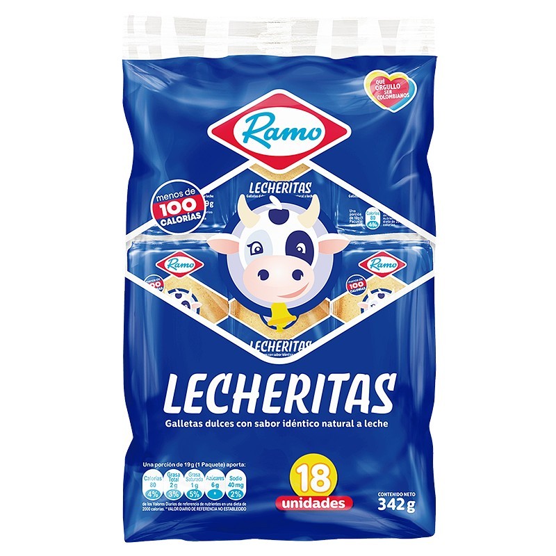 Ramo Galleta Lecheritas Bolsa 18 Unidades