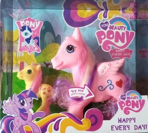 Glade My Pony, Niñas, Sonido Y Luz, 20 Cm Unicornio, Juguete